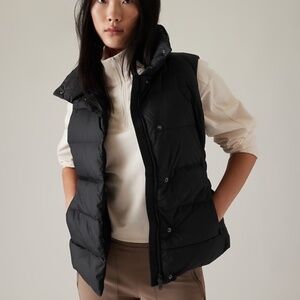 Athleta Black Downtown Vest 1X